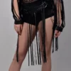 Gypsy Italian leather belt with two handmade pouch bags and chain trim