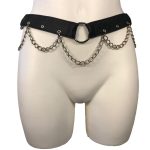 Sing Sing solid Italian leather belt with clean metal hardware