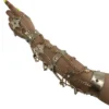 Glowe handmade Italian leather bracelet threaded with fine chain