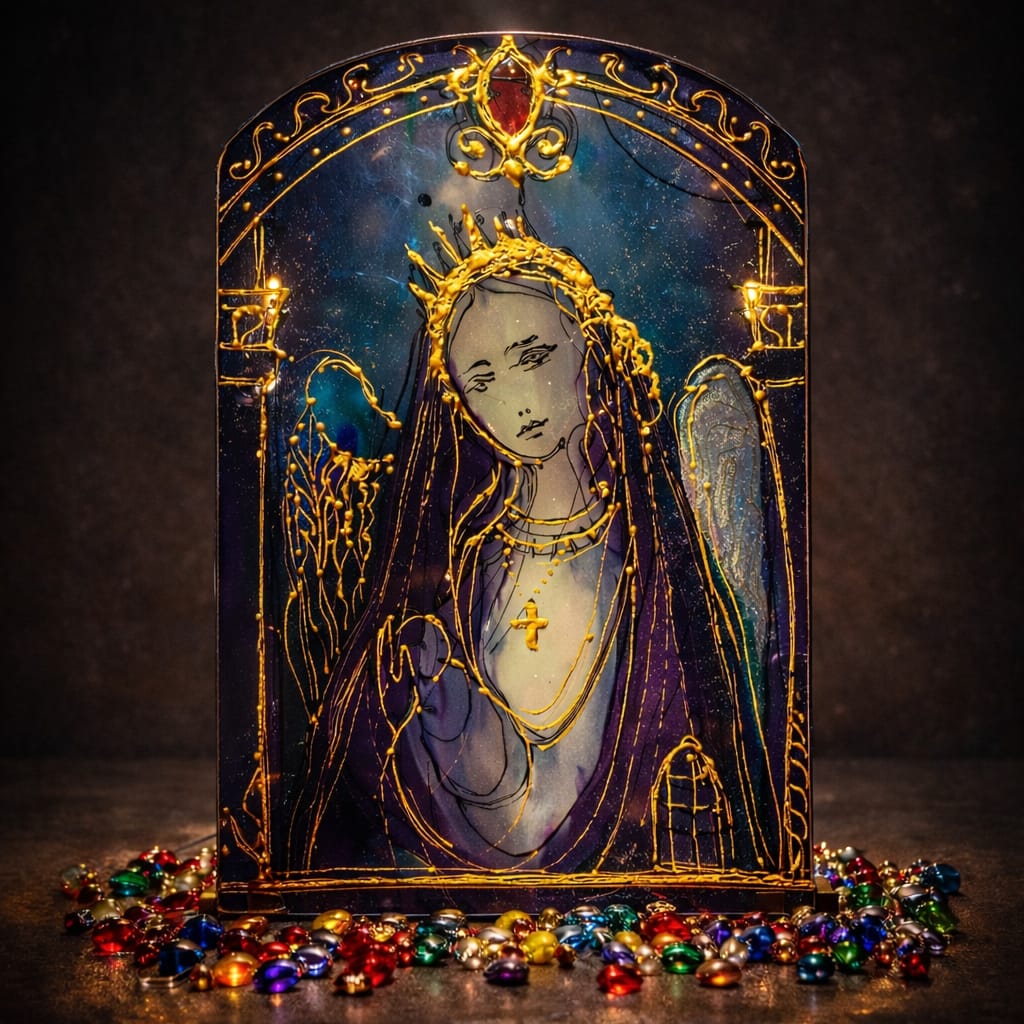 ICON OF MADONNA AUREA CUSTOS