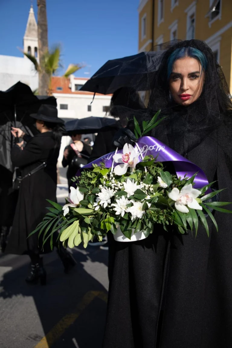 The Funeral of Skandal, performance by Olja Einfalt, Split 2023 (5/9)
